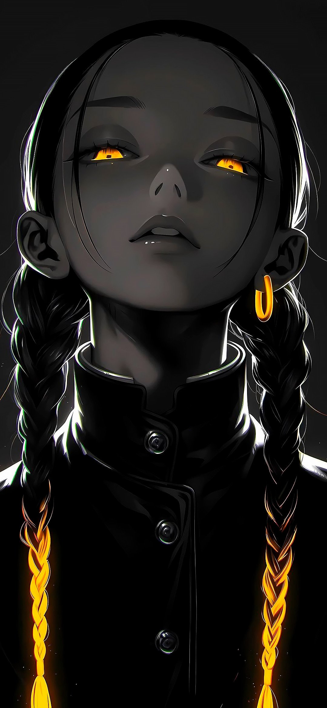 girl with glowing eye 4k wallpaper - Artist wallpaper - 4K