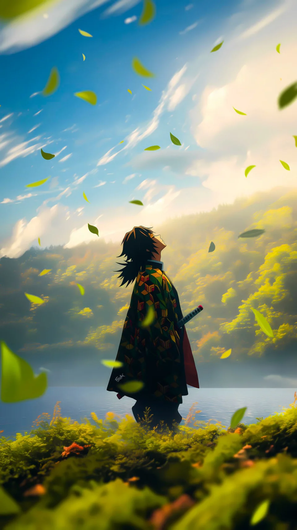 Giyu Tomioka Demon Slayer Wallpaper Iphone 4K - Anime wallpaper - 4K