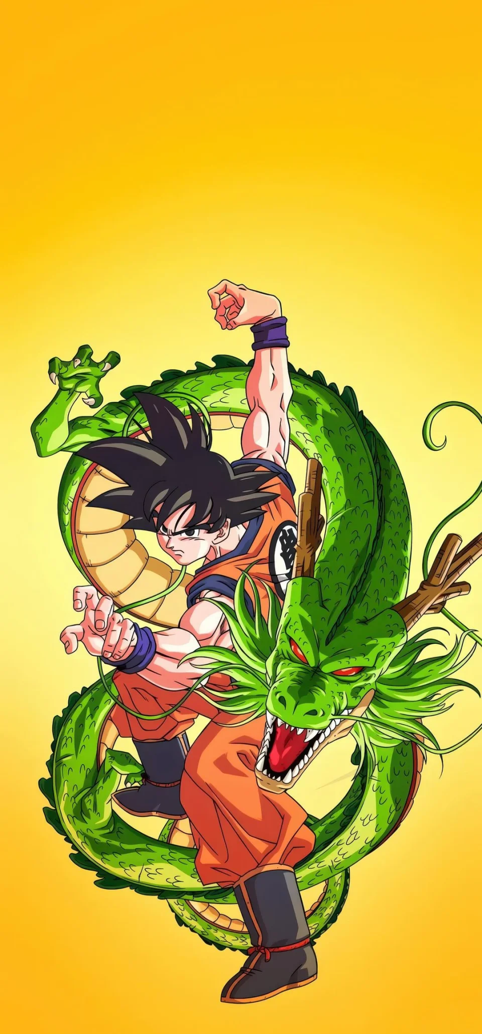 Goku & Shenron Wallpaper 4K Dragon Ball Power Unleashed - Anime wallpaper - 4K