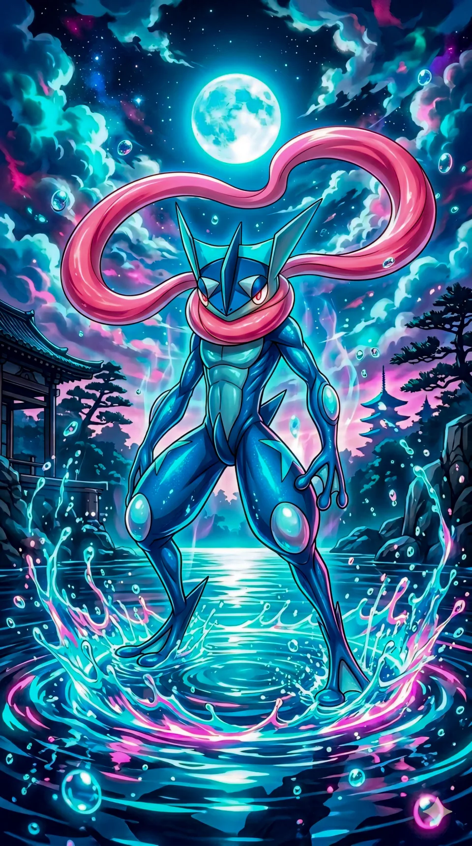 Grey Ninja Pokemon Anime 4K Phone Wallpaper - Anime wallpaper - 4K