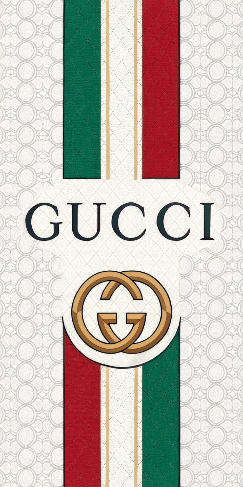 Gucci Logo Wallpaper Red And Green Stripe Luxury Fashion... - Logo wallpaper - 4K