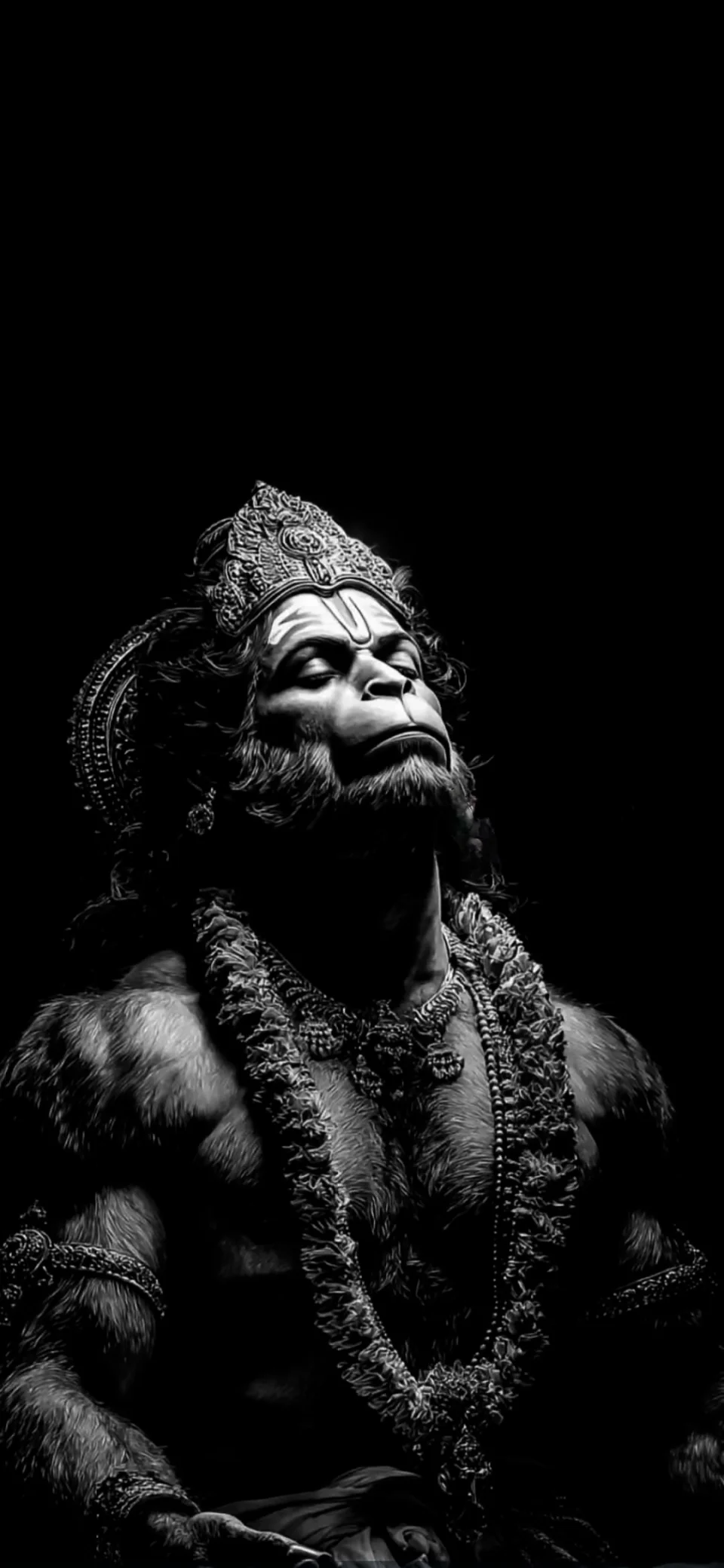 Hanuman Dark Aesthetic Wallpaper 4K Bajrangbali Black HD... - God wallpaper - 4K