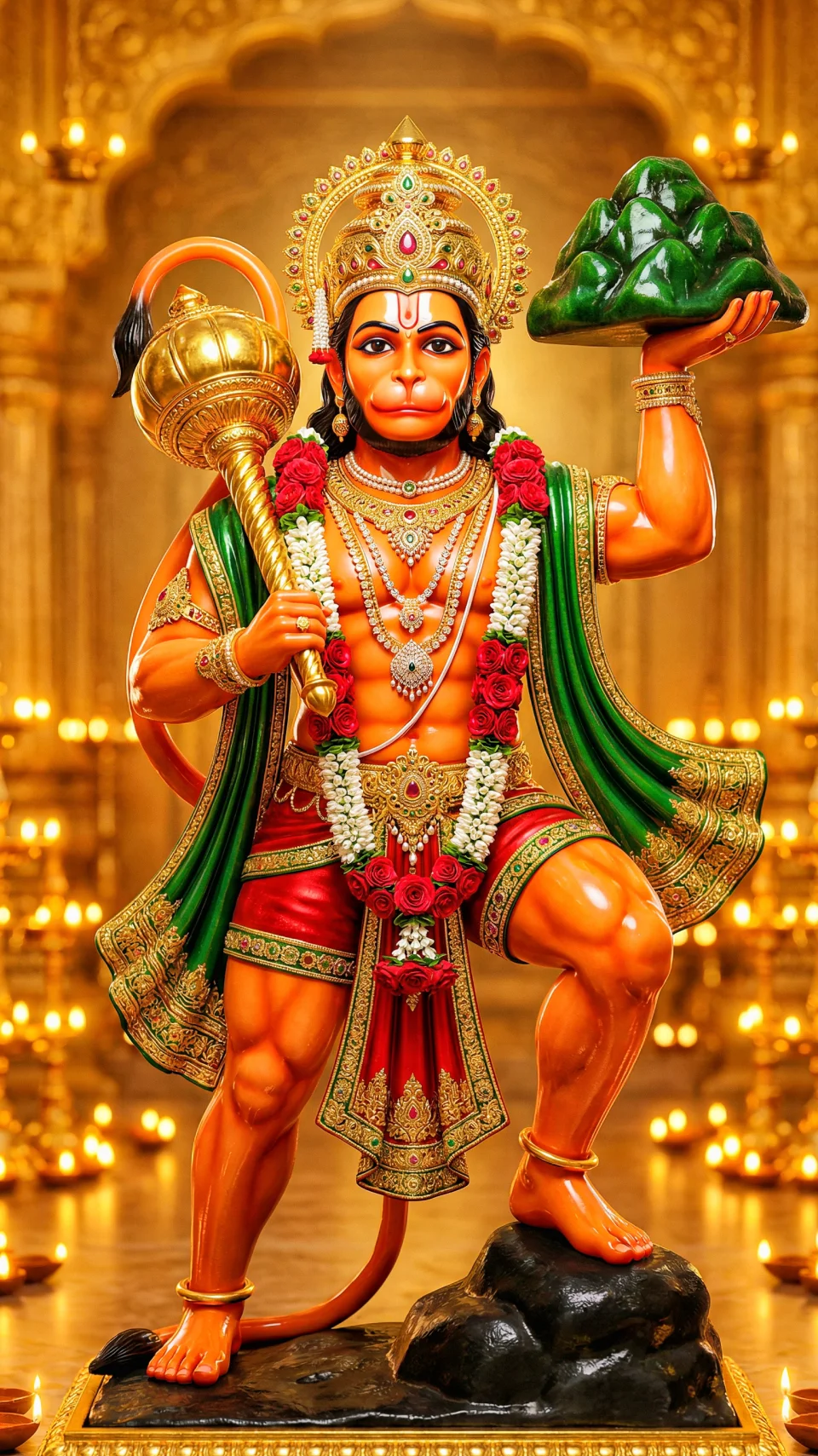 Hanuman Ji Jai Shree Ram Bajarangbali 4K Phone Wallpaper - God wallpaper - 4K