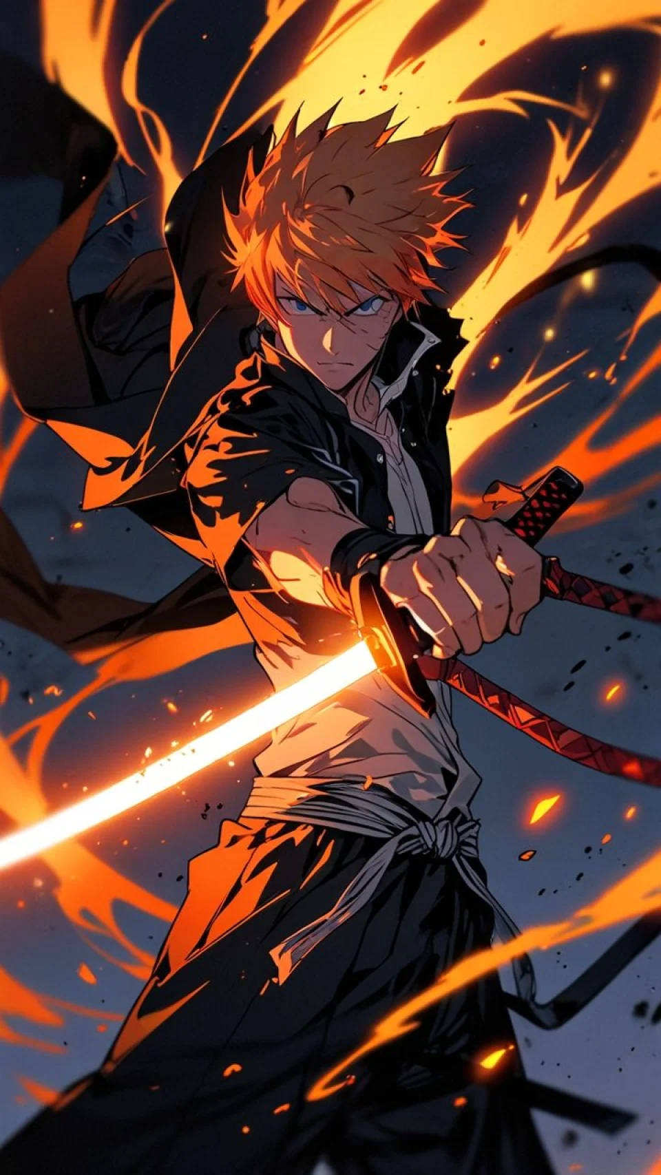 Ichigo Kurosaki From Bleach Anime 4K Wallpaper - Anime wallpaper - 4K