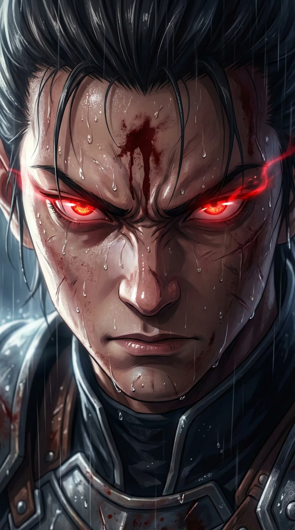 Infernal Eyes Anime 4K Phone Wallpaper - Anime wallpaper - 4K