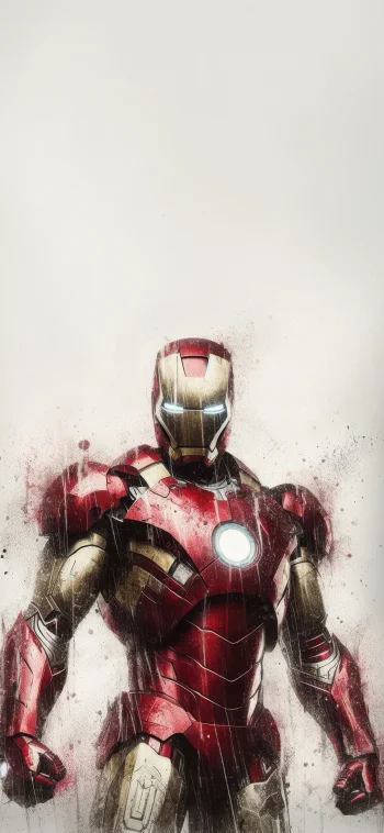 Iron Man 4K Wallpaper – Clean Minimal Marvel Ultra HD Mobile Background