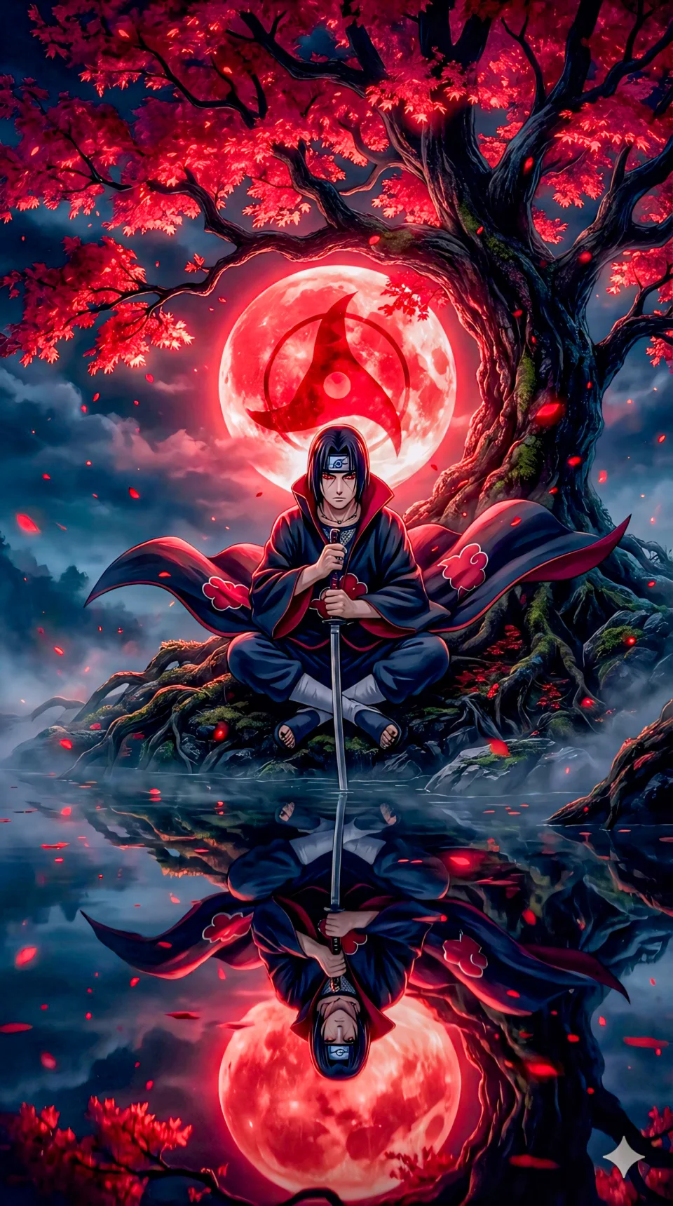 Itachi Uchiha Naruto Uzumaki Anime 4K Phone Wallpaper - Anime wallpaper - 4K