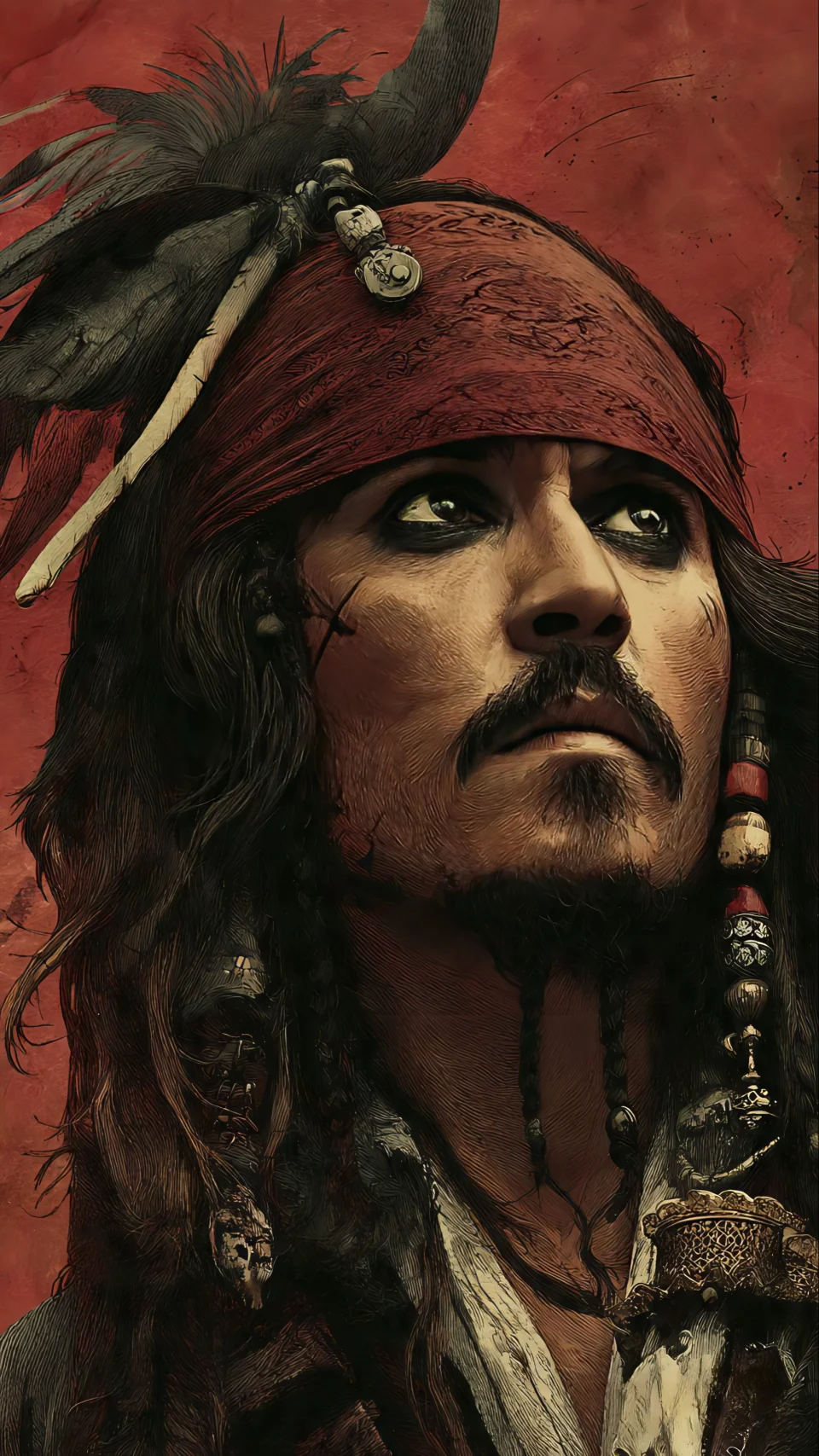 Jack Sparrow Pirates Of The Caribbean Movies 4K Phone Wallpaper - Movies wallpaper - 4K