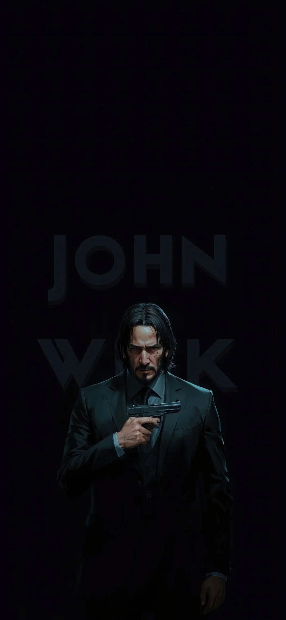 John Wick Suit Minimalist Dark Wallpaper 4K - Movies wallpaper - 4K