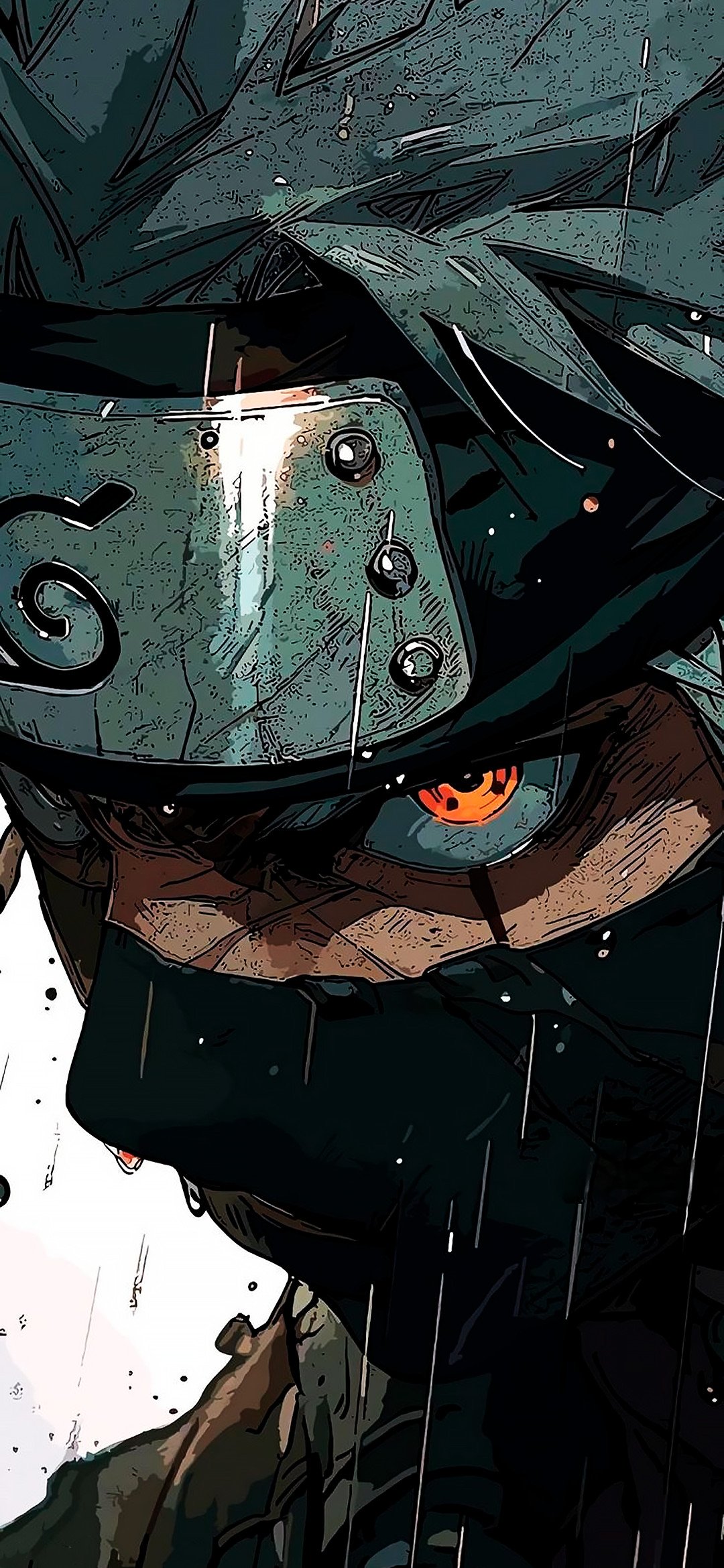 Kakashi Hatake Dark Anime Art – Naruto Intense 4K Wallpaper - Anime wallpaper - 4K