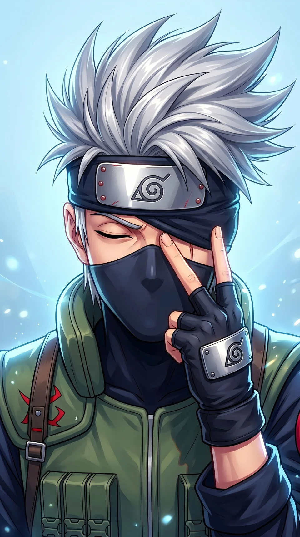 Kakashi Hatake Poster Wallpaper - Anime wallpaper - 4K