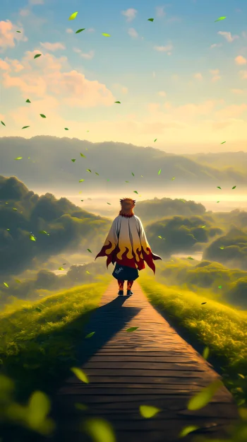 Kyojuro Rengoku Demon slayer wallpaper iPhone 4K