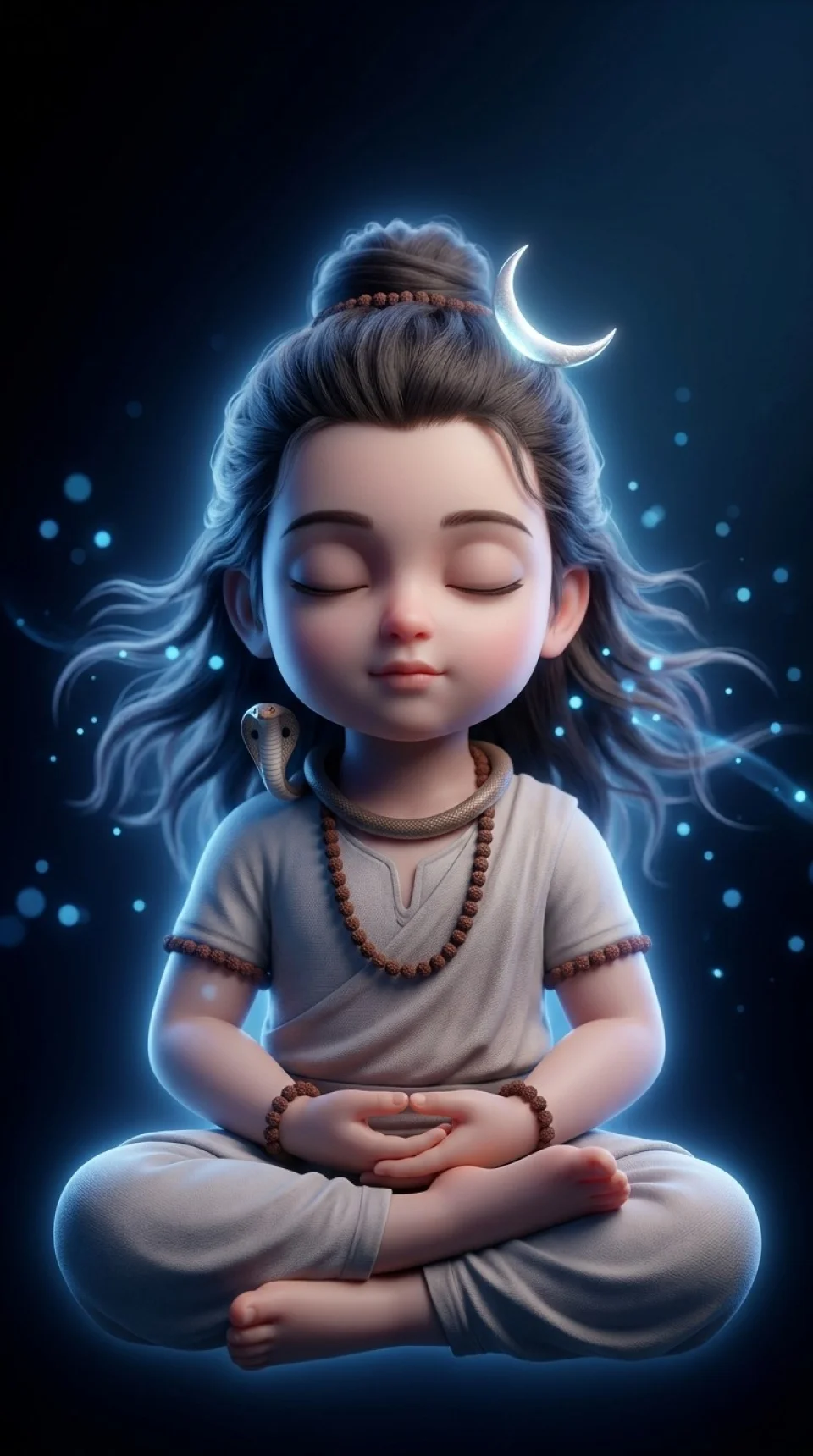 Little Shiv Walpaper 4K Phone Wallpaper - God wallpaper - 4K