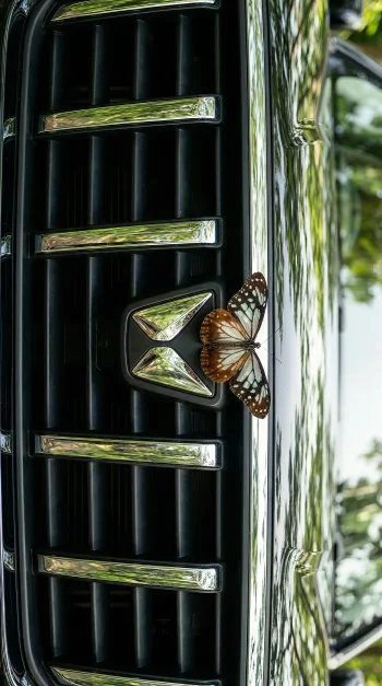 Logo extreme close up