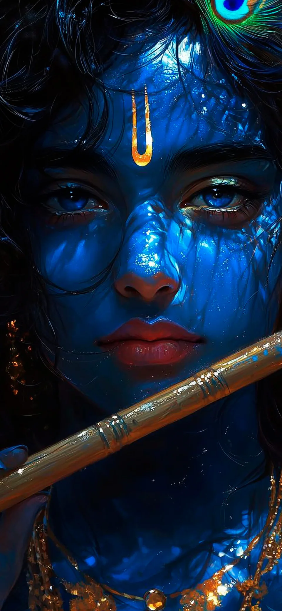 Lord Krishna 4K Wallpaper - God wallpaper - 4K