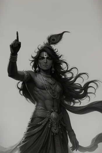 Lord Krishna 4k wallpaper for phone