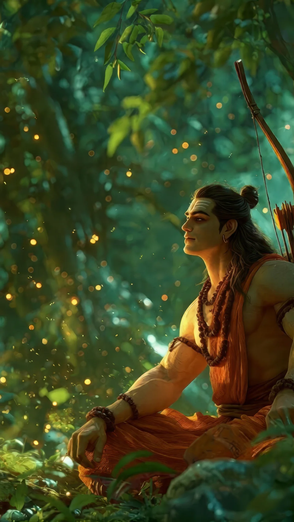 Lord Ram Seetha Ramayan 4K Phone Wallpaper - God wallpaper - 4K