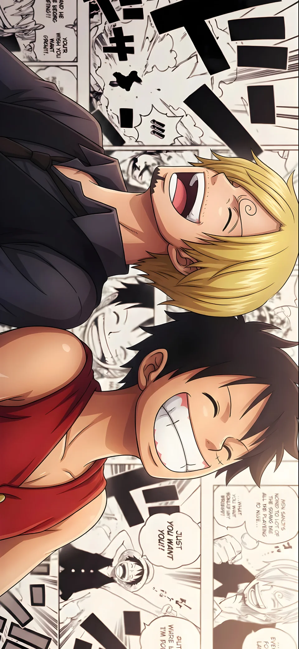 Luffy & Sanji Wallpaper 4K Smile Of Legends - Anime wallpaper - 4K