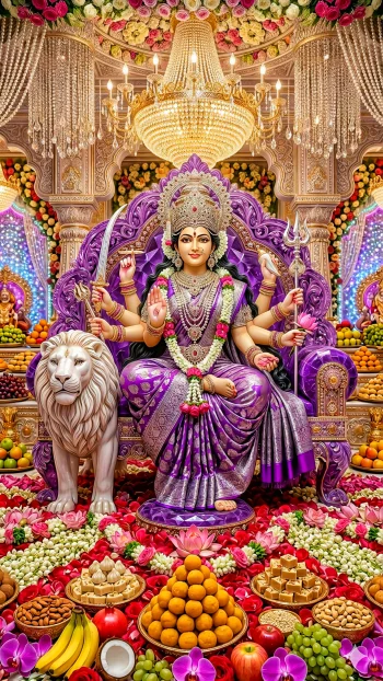 Maa Durga Divine Power 4K