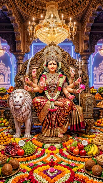 Maa Durga Divine Power 4K