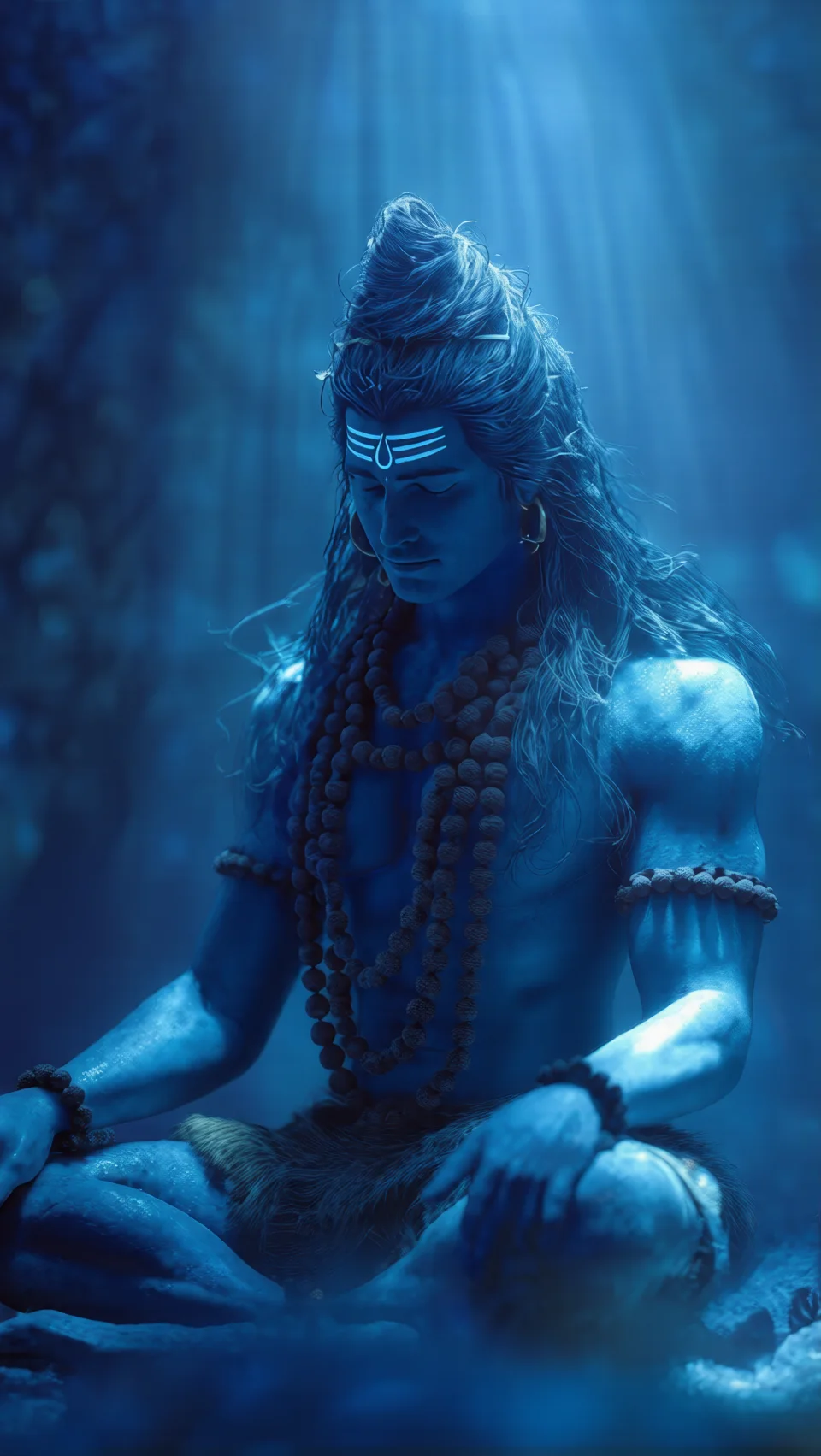 Mahadev Meditation Mahadev Shiva 4K Phone Wallpaper - God wallpaper - 4K