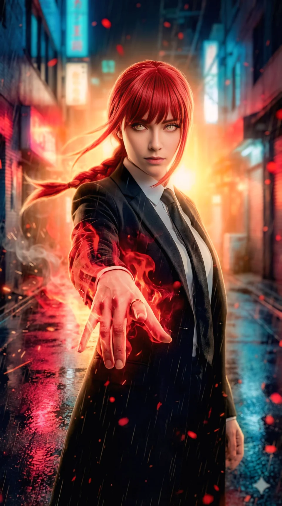 Makima Chain Saw Man 4K Phone Wallpaper - Anime wallpaper - 4K