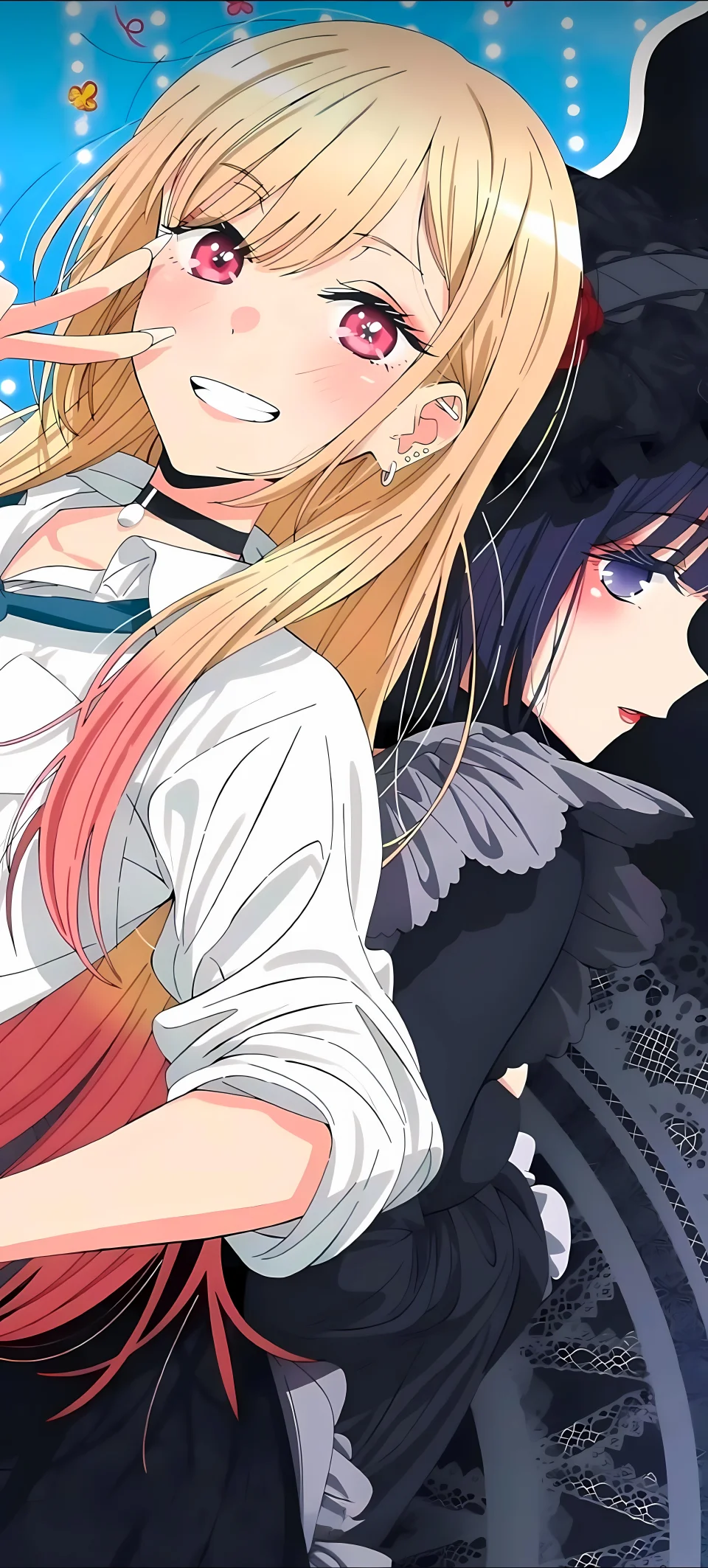 Marin Kitagawa Anime Art Cute & Gothic Dual Style 4K Wallpaper - Anime wallpaper - 4K