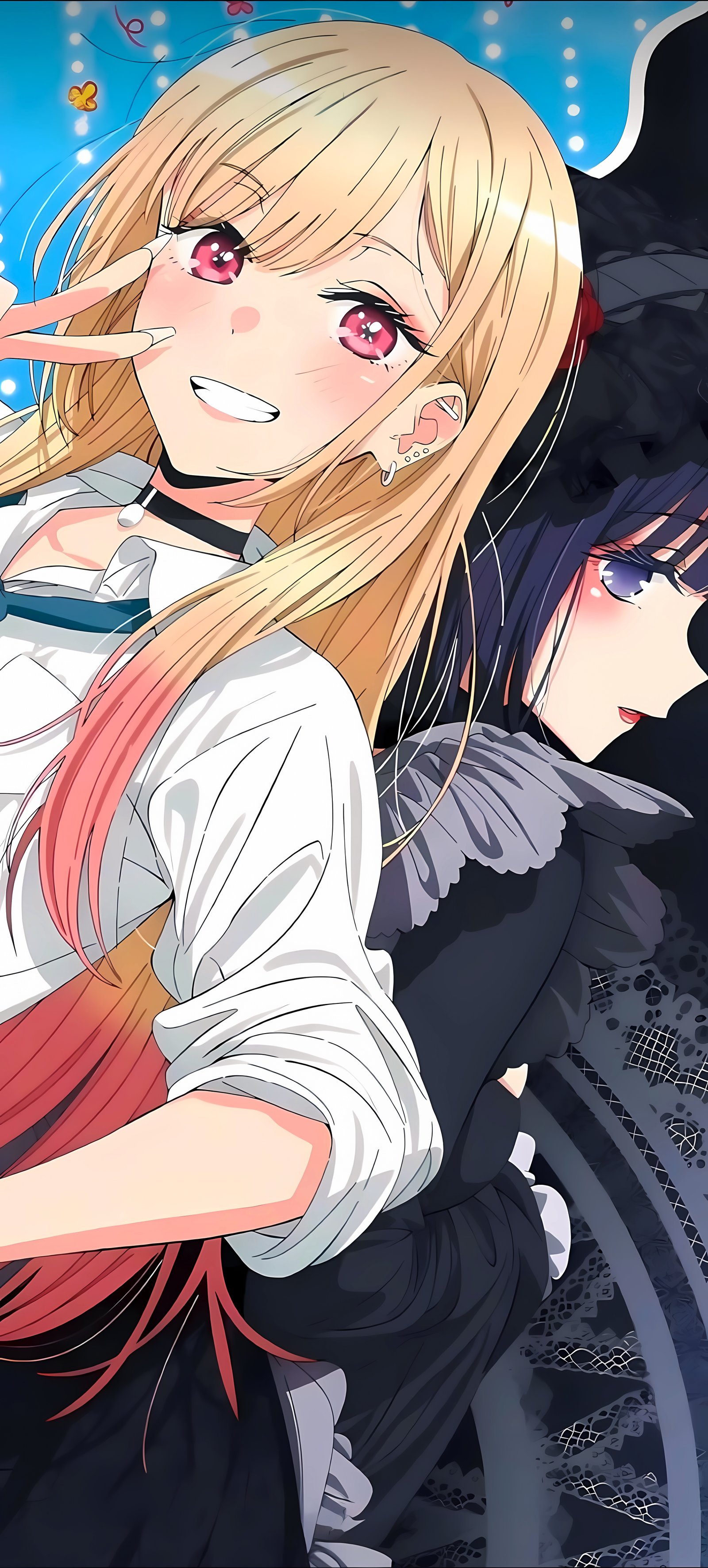 Marin Kitagawa Anime Art – Cute & Gothic Dual Style 4K Wallpaper - Anime wallpaper - 4K