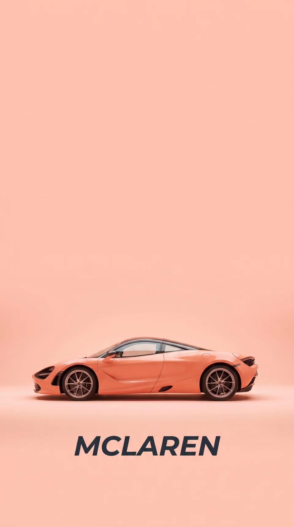 Mclaren 720s Peach Velocity 4K Phone Wallpaper - Cars wallpaper - 4K