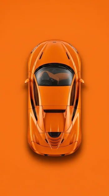 McLaren | Orange Top View