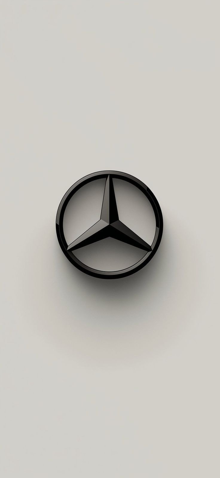 Mercedes Benz Logo Wallpaper 3D Black Star Aesthetic - Logo wallpaper - 4K