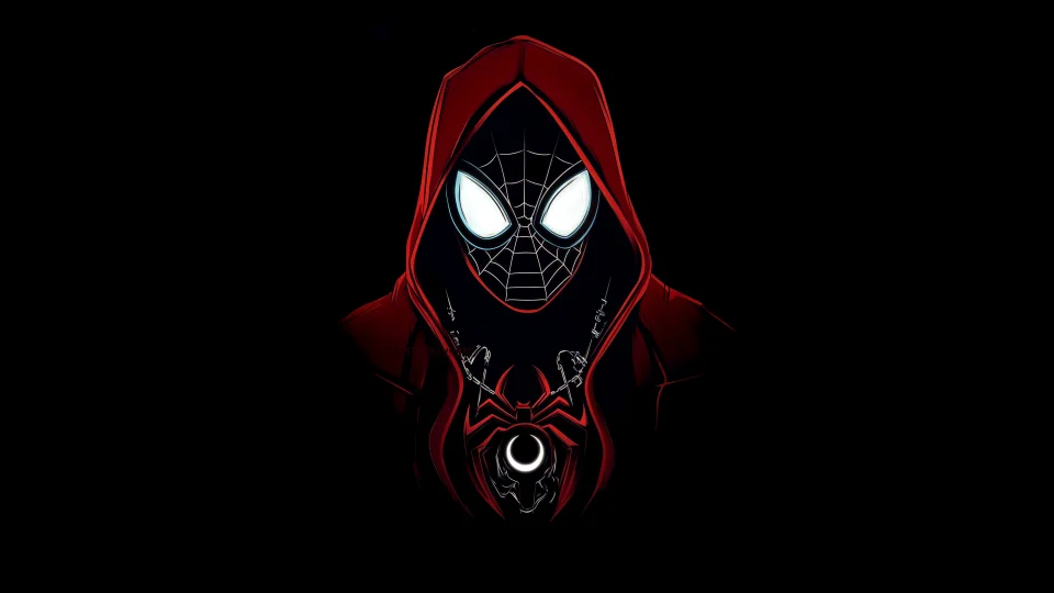 Miles Morales Red Hoodie Wallpaper 4K - Artist wallpaper - 4K