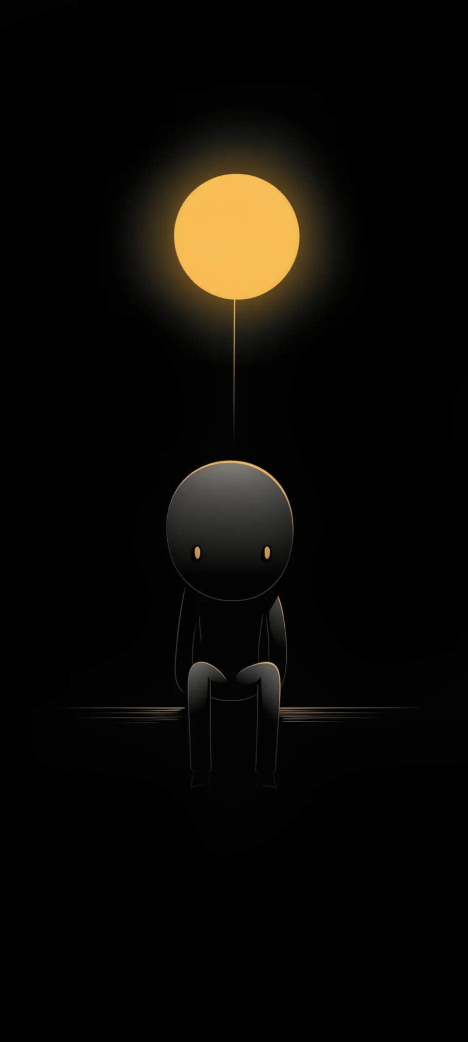 Minimal Dark Cartoon AMOLED 4K Wallpaper - Cartoons wallpaper - 4K