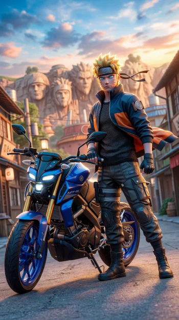 Naruto mt15 bike wallpaper