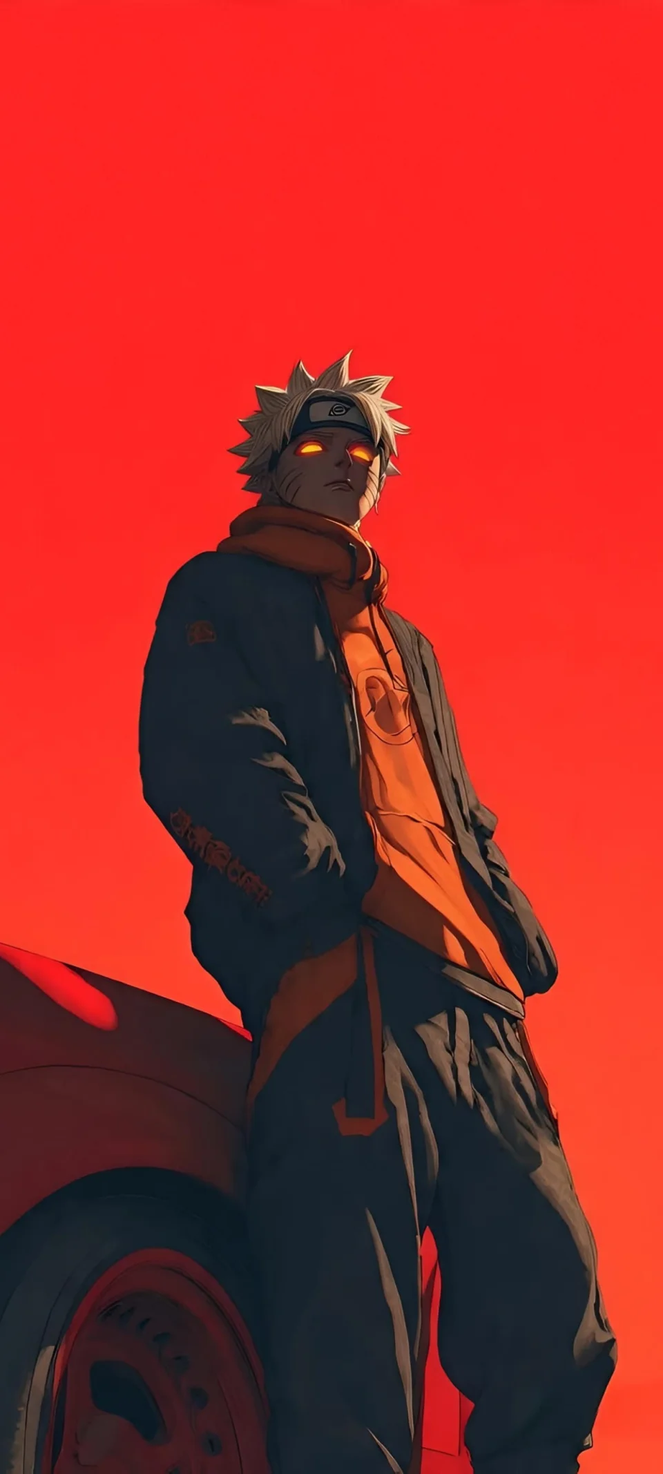 Naruto Uzumaki Red Aesthetic Epic 4K Anime Wallpaper - Anime wallpaper - 4K