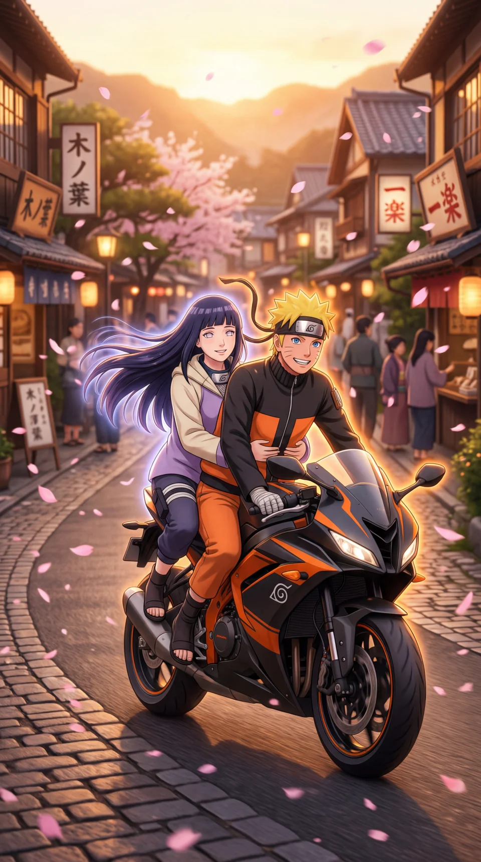 Naruto With Hinata Wallpaper 4K - Anime wallpaper - 4K