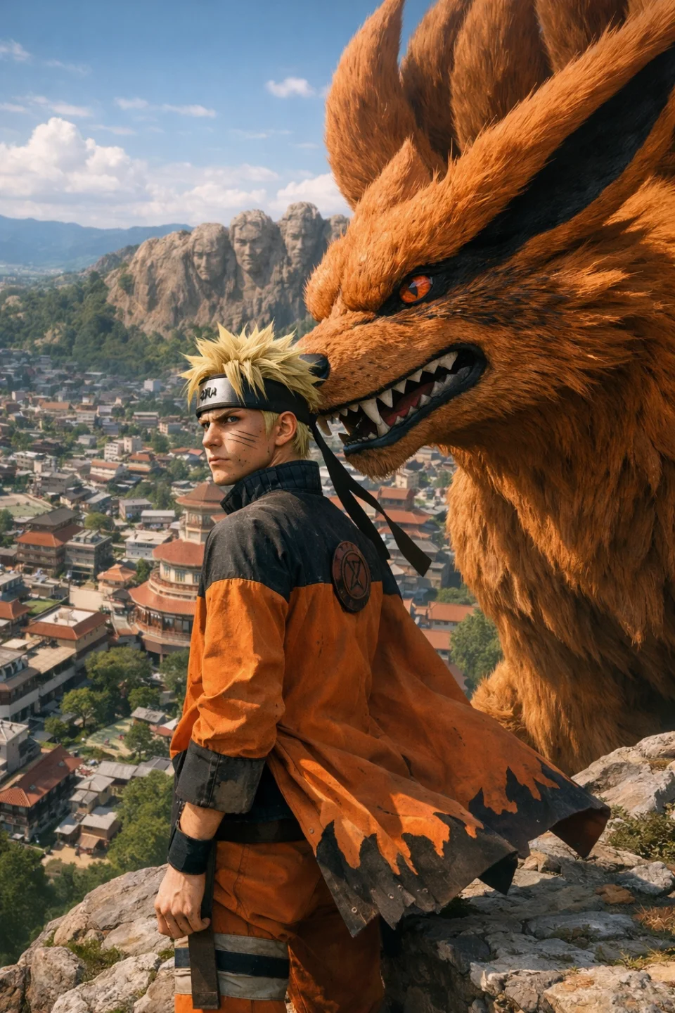 Naruto With Nine Tailed 4K Phone Wallpaper - Anime wallpaper - 4K