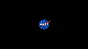 NASA Logo 4K Wallpaper OLED Space Aesthetic
