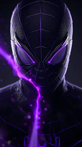 neon Spiderman wallpaper wallpaper 4k