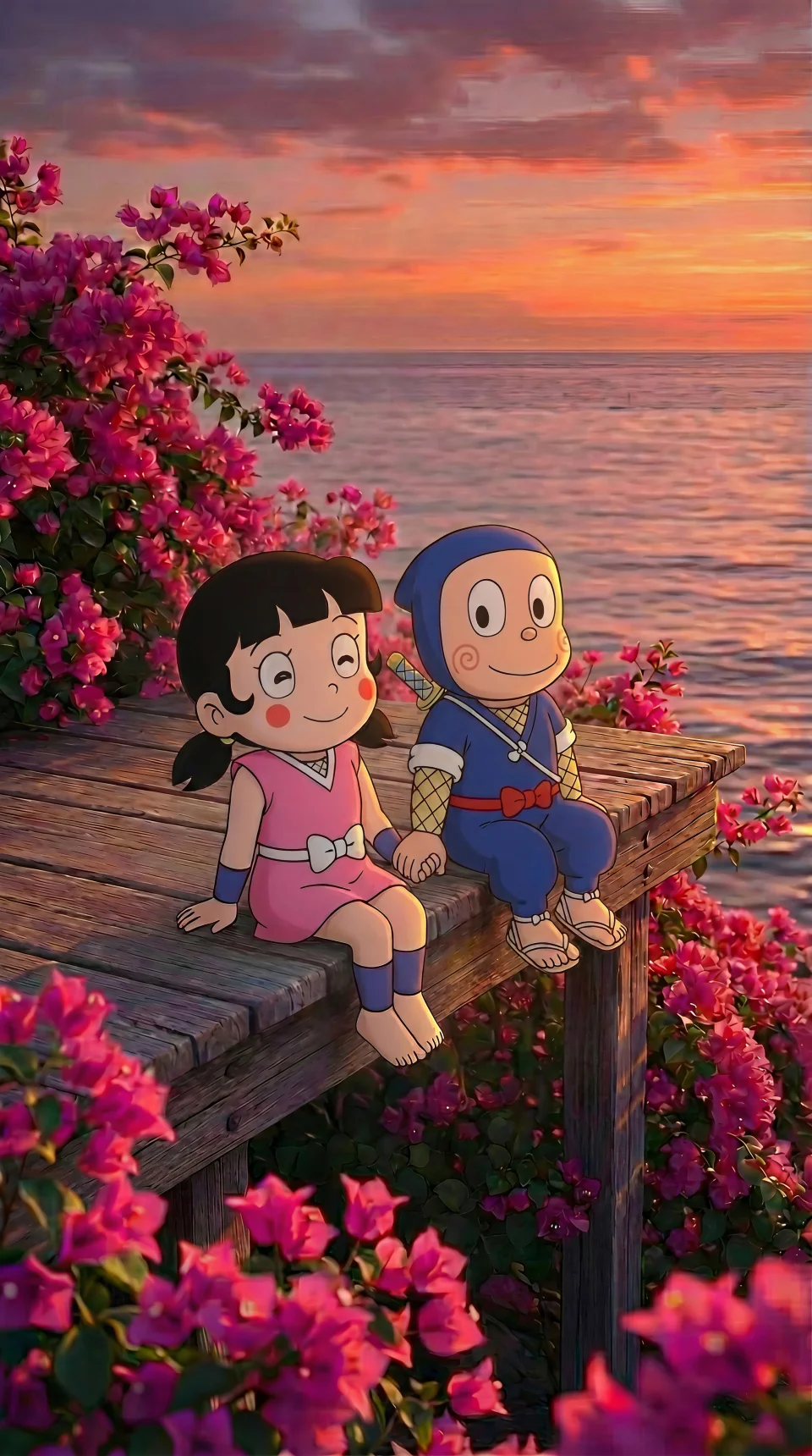 Ninja Hattori Cartoons 4K Phone Wallpaper - Cartoons wallpaper - 4K