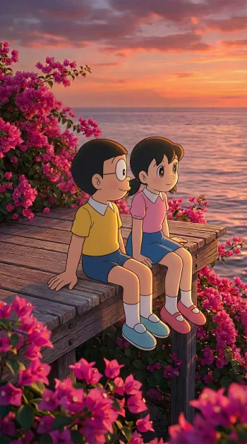 Nobita and Shizuka