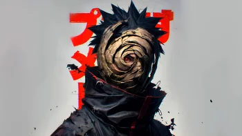 Obito Uchiha with Mask 4k Wallpaper for desktop and mobile