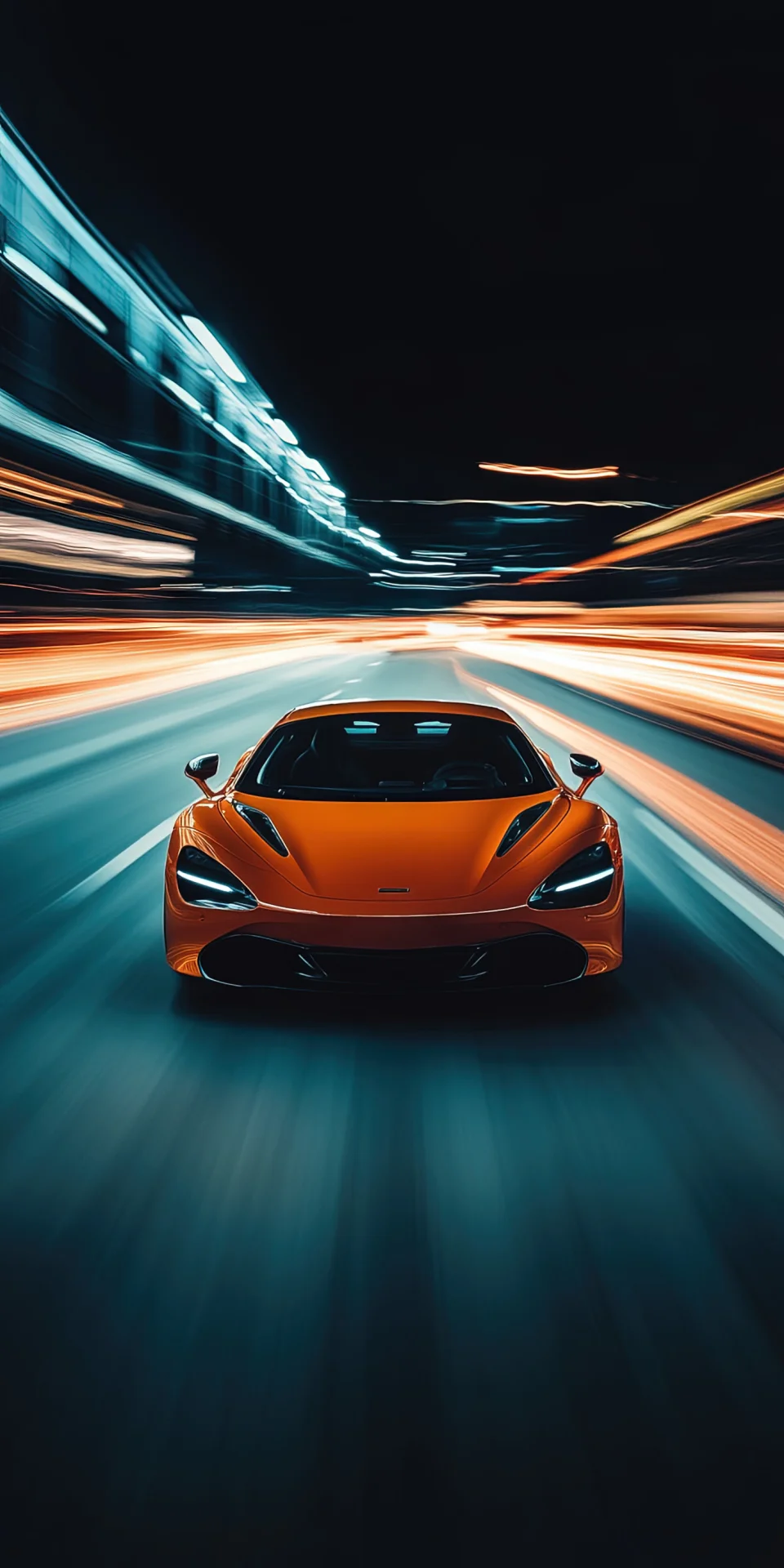 Orange And Blue Abstract Wallpaper 4K - Textured Layered Waves... - Cars wallpaper - 4K