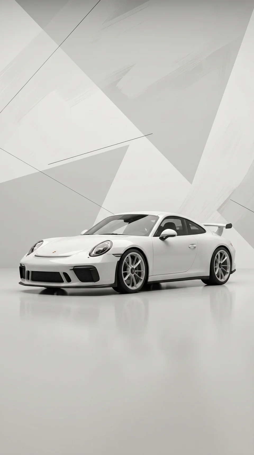 Porsche 911 Pure White 4K Phone Wallpaper - Cars wallpaper - 4K