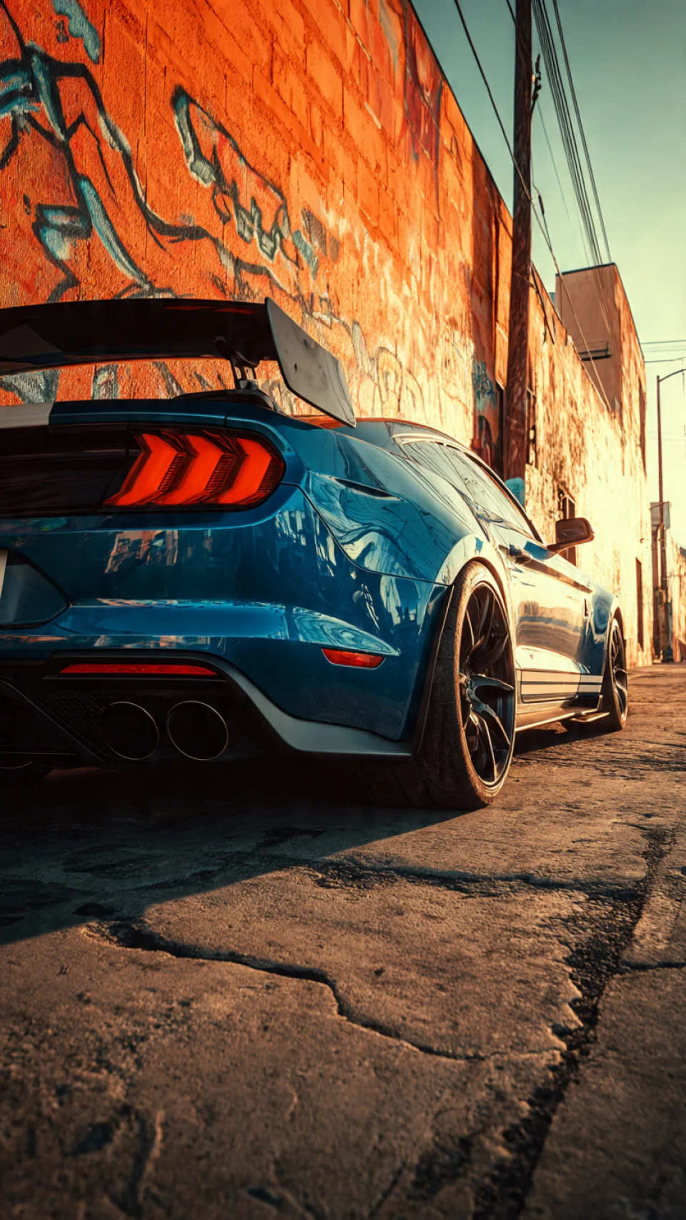 Power Parked Attitude Active Phone Wallpaper - Cars wallpaper - 4K