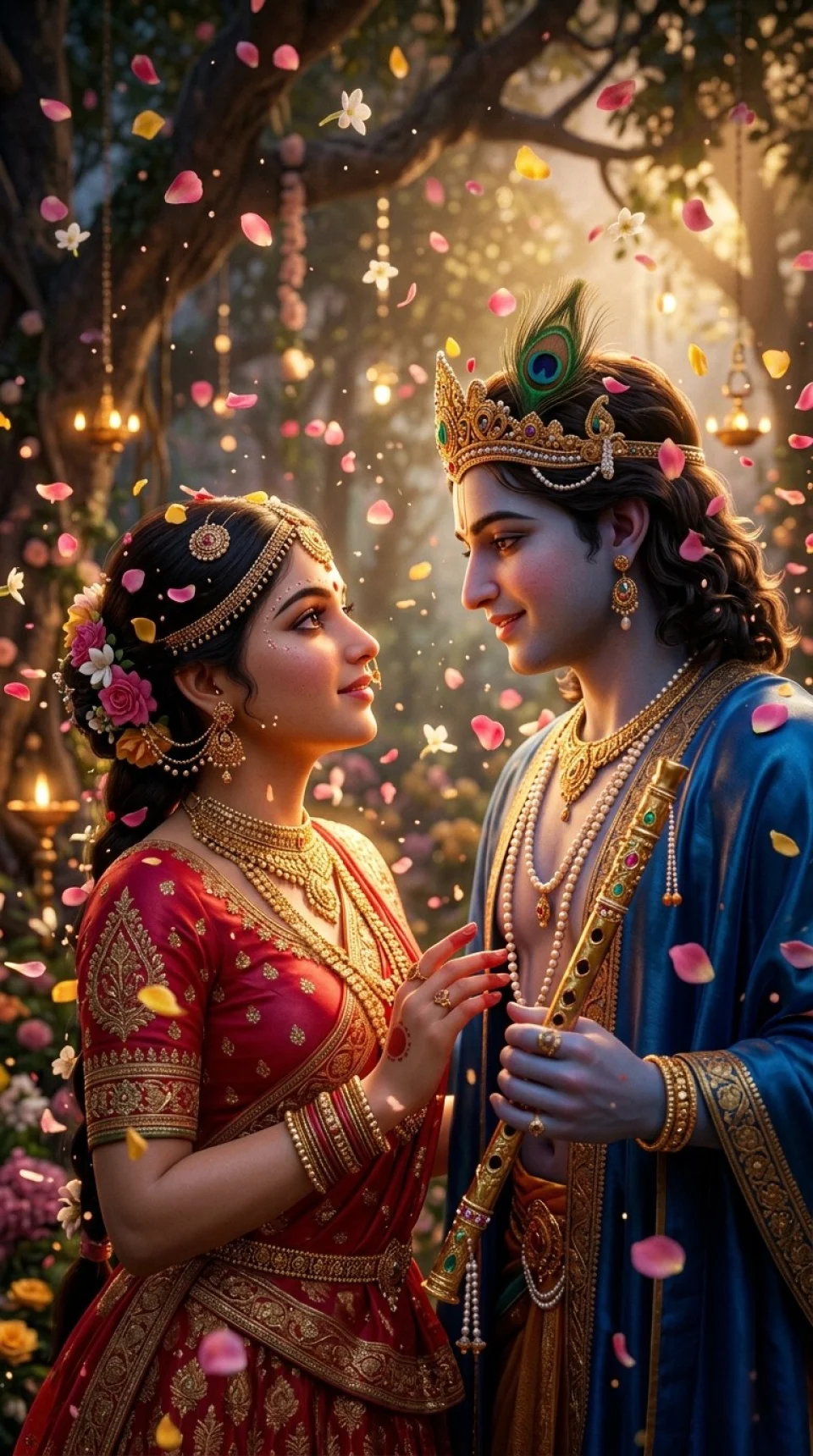 Radha Krishna Love Wallpaper - God wallpaper - 4K