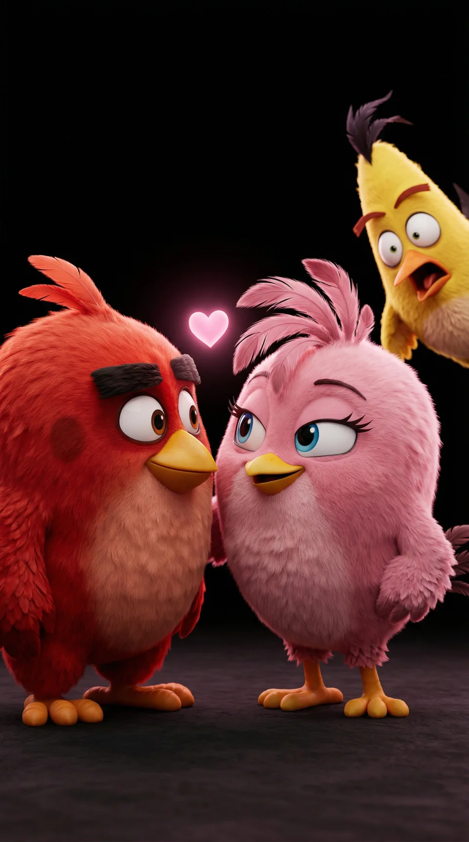 Red Love Wallpaper - 3D wallpaper - 4K