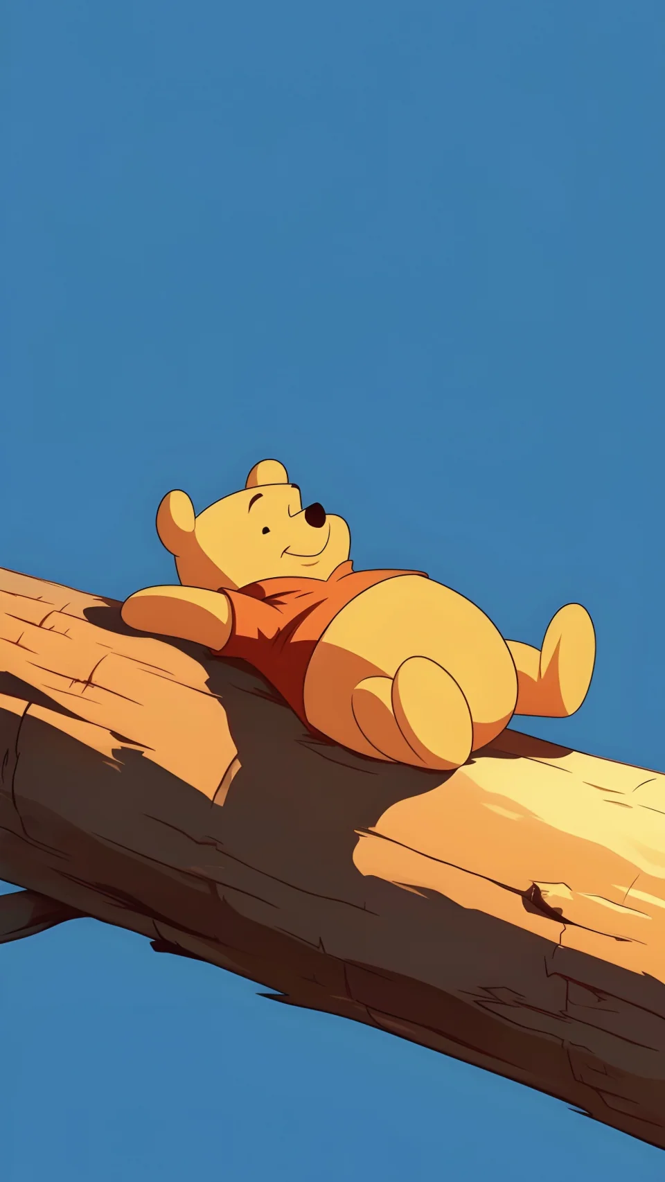 Relaxing Cartoon Bear Minimal Wallpaper - Cartoons wallpaper - 4K