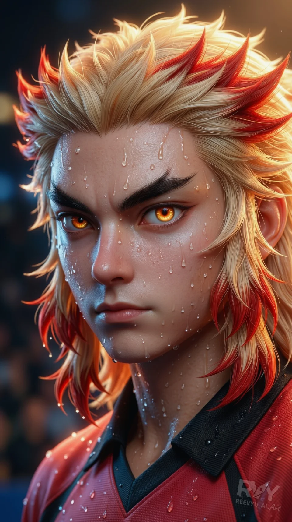 Rengoku X Haikyu Phone Wallpaper - 3D wallpaper - 4K