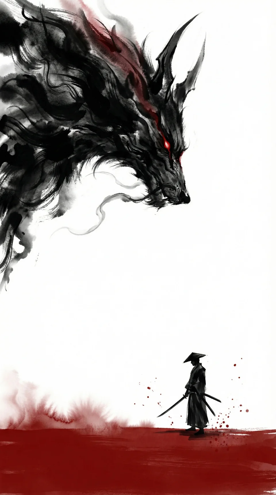 Samurai Anime 4K Phone Wallpaper - Anime wallpaper - 4K